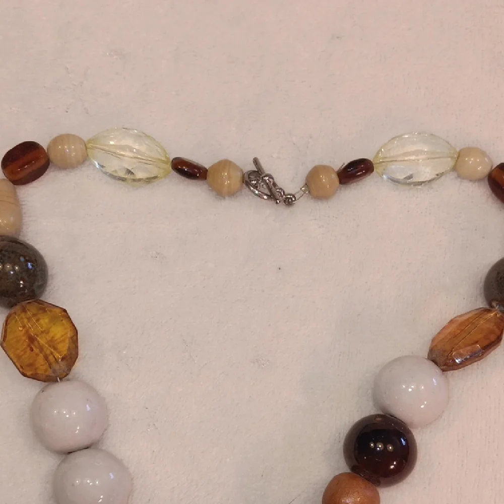 Artisan Handmade Chunky Multicolor Beaded Necklace